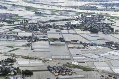 浸水した農業用ハウス_福岡県_2023年_KDO_2023071209195